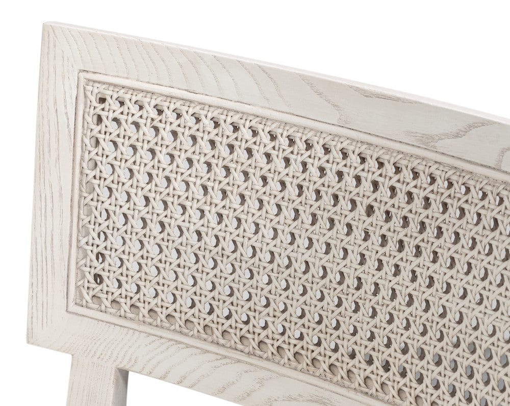 Sarreid Ltd - Ridge Chair in White - 54321-WW view 11