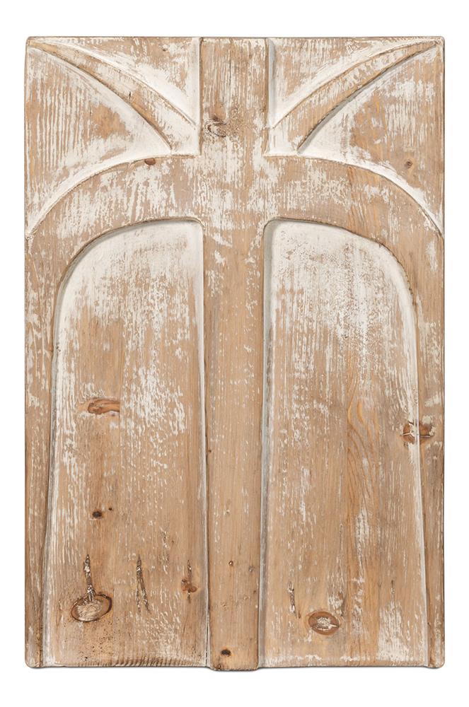 Sarreid Ltd - Ringo Carved Panel - 54047 veiw 1