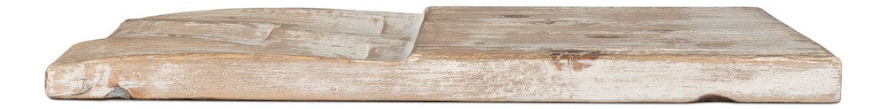 Sarreid Ltd - Rip Carved Panel in Natural - 54048 view 4