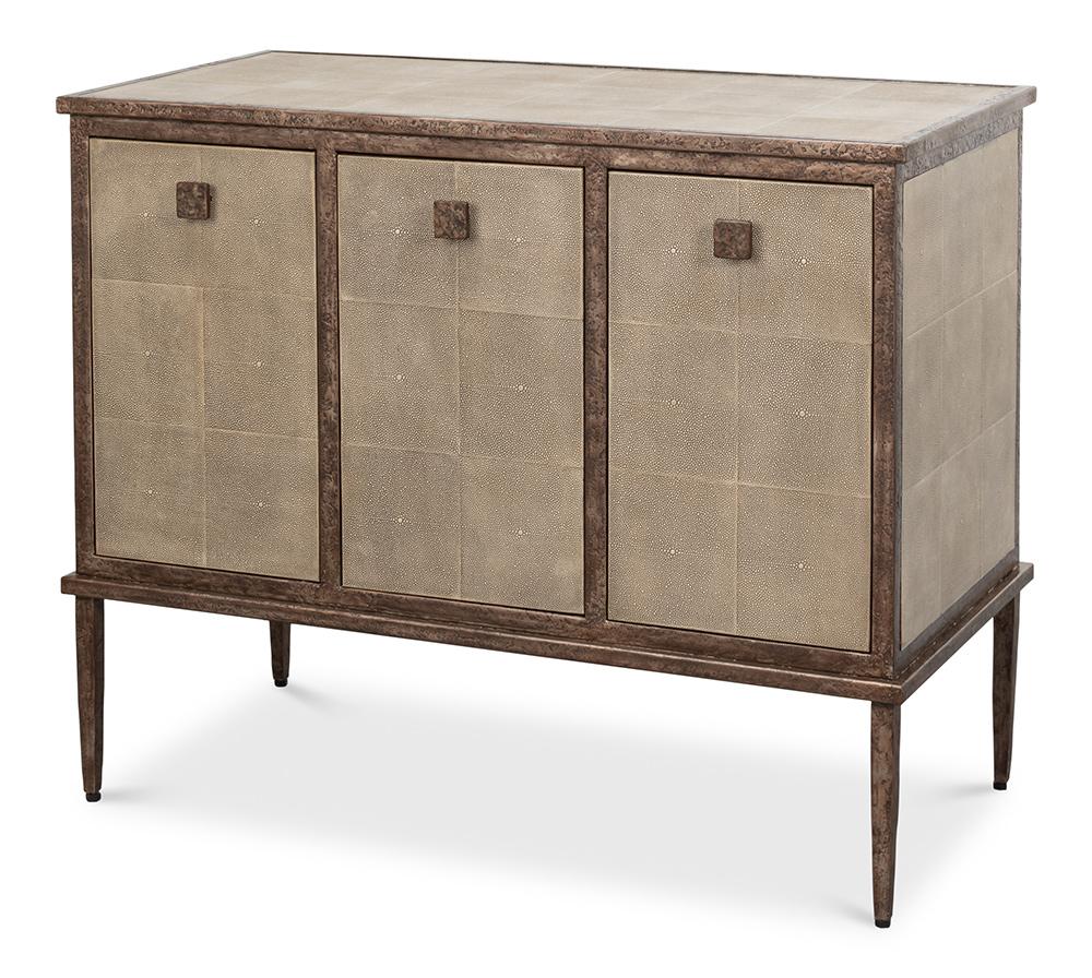 Sarreid Ltd - Roland Sideboard,Shagreen,Charcoal Grey - 54256-66 veiw 1