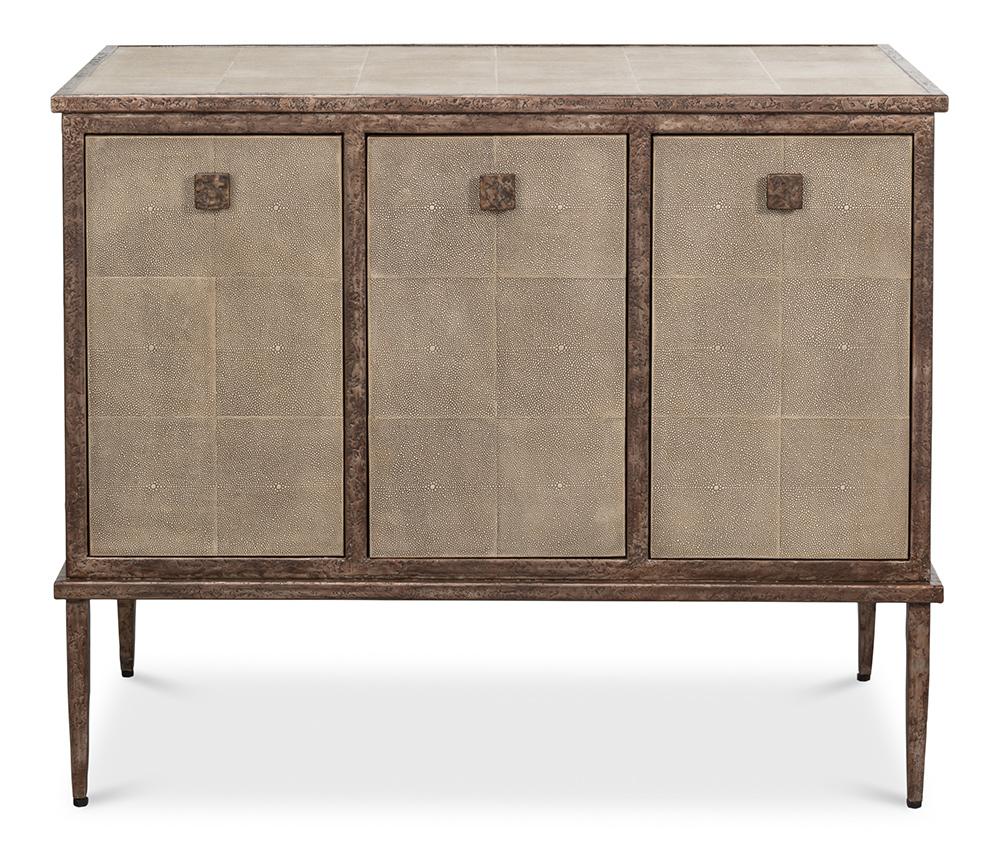 Sarreid Ltd - Roland Sideboard,Shagreen,Charcoal Grey - 54256-66 veiw 2