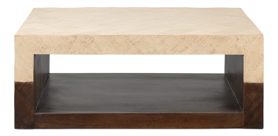 Sarreid Ltd - Rowan Coffee Table in Brown - 53928 view 1