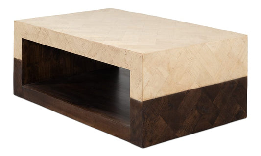 Sarreid Ltd - Rowan Coffee Table in Brown - 53928 view 2