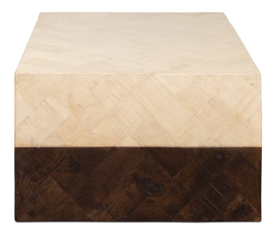 Sarreid Ltd - Rowan Coffee Table in Brown - 53928 view 3