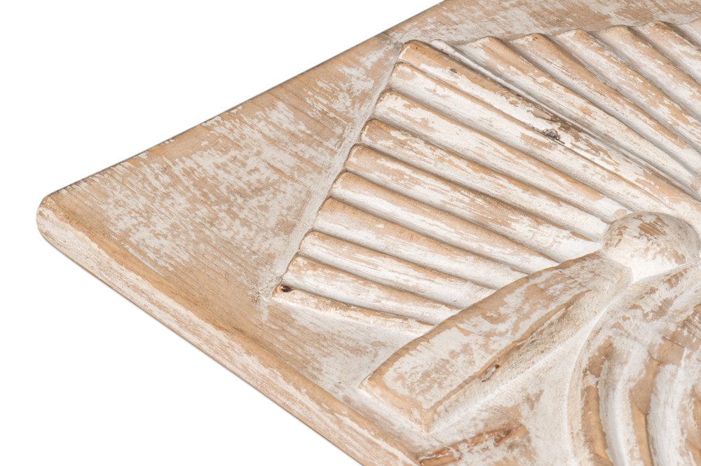 Sarreid Ltd - Rupert Carved Panel in Natural - 54046 view 6