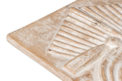 Sarreid Ltd - Rupert Carved Panel in Natural - 54046 view 6