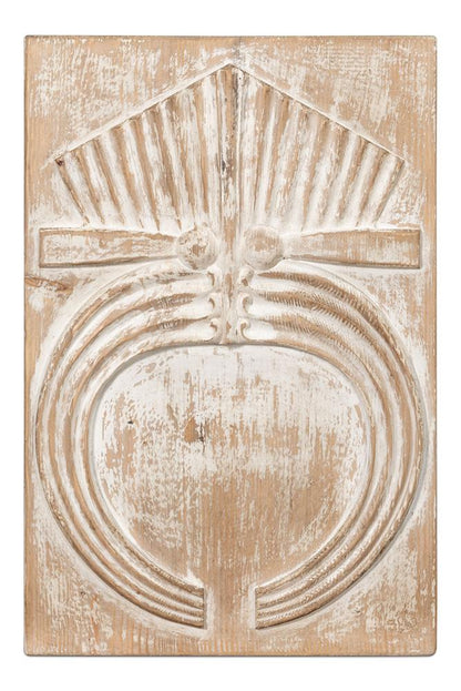 Sarreid Ltd - Rupert Carved Panel - 54046 veiw 1