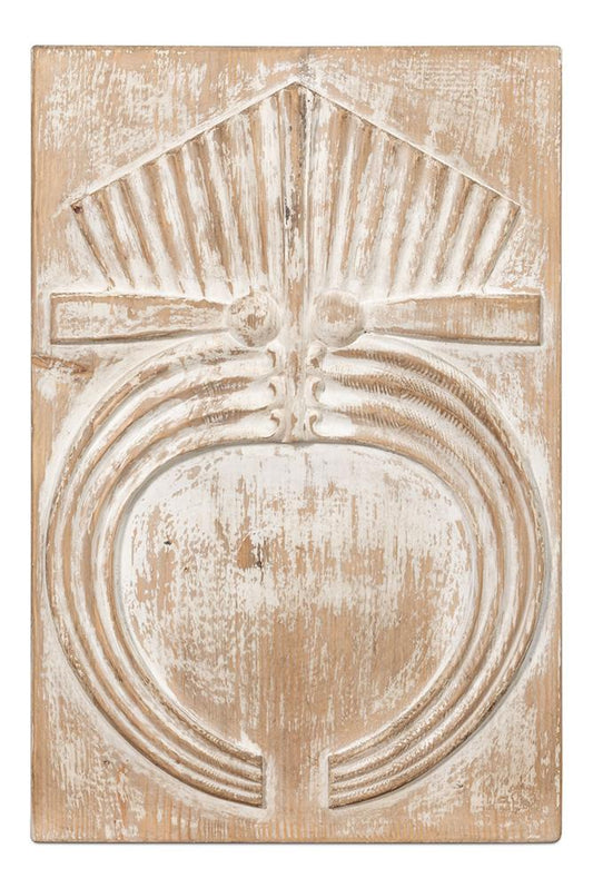 Sarreid Ltd - Rupert Carved Panel - 54046 veiw 1