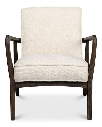 Sarreid Ltd - Ryder Chair - Ivory - 53854 veiw 2