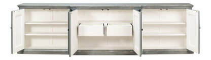 Sarreid Ltd - San Marco Bungalow Credenza in Blue - 53311 view 3