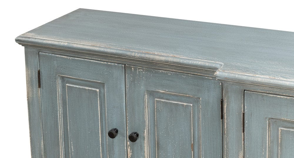 Sarreid Ltd - San Marco Bungalow Credenza in Blue - 53311 view 4