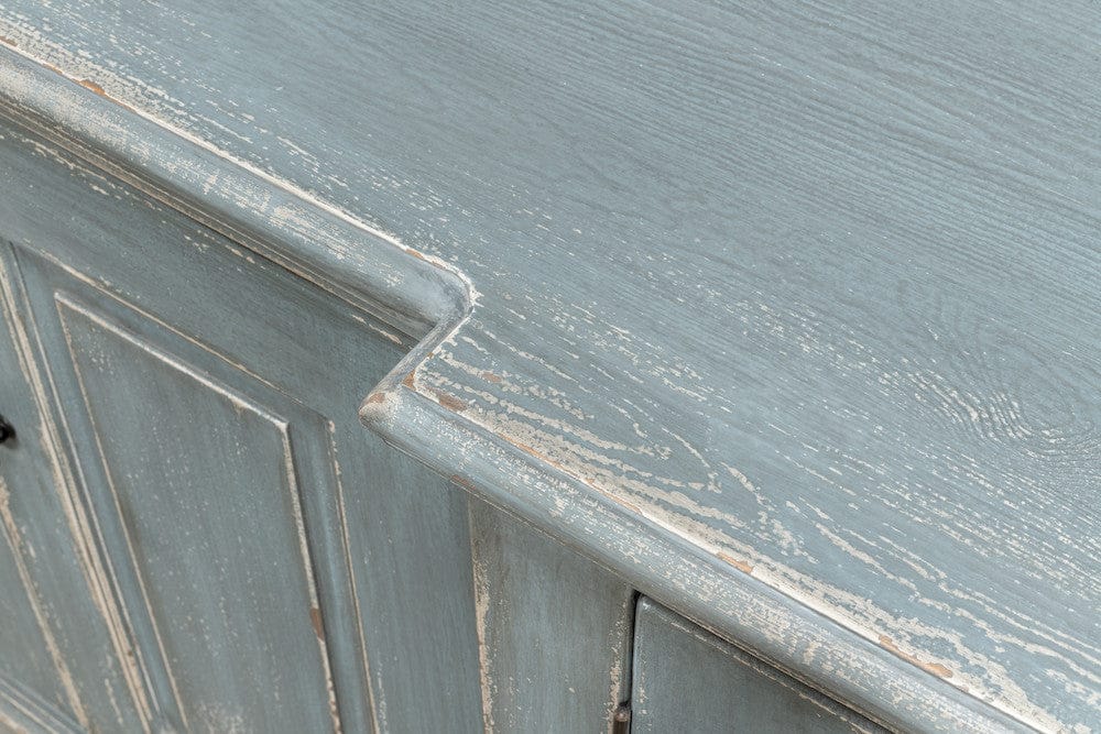 Sarreid Ltd - San Marco Bungalow Credenza in Blue - 53311 view 5
