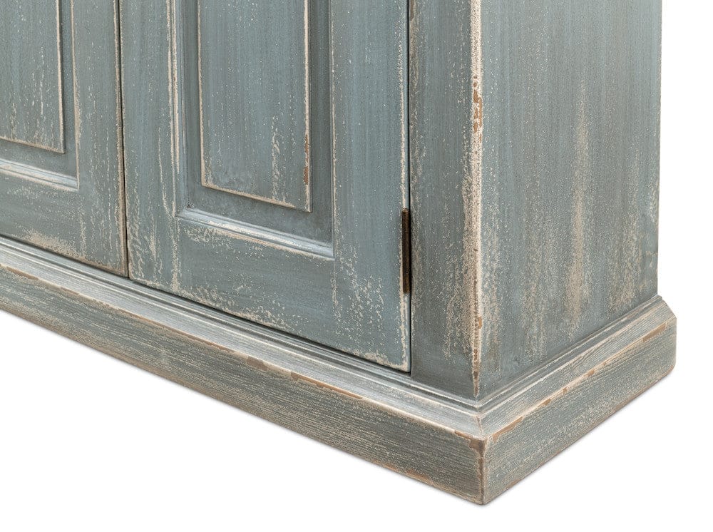 Sarreid Ltd - San Marco Bungalow Credenza in Blue - 53311 view 11