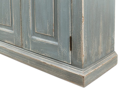 Sarreid Ltd - San Marco Bungalow Credenza in Blue - 53311 view 11