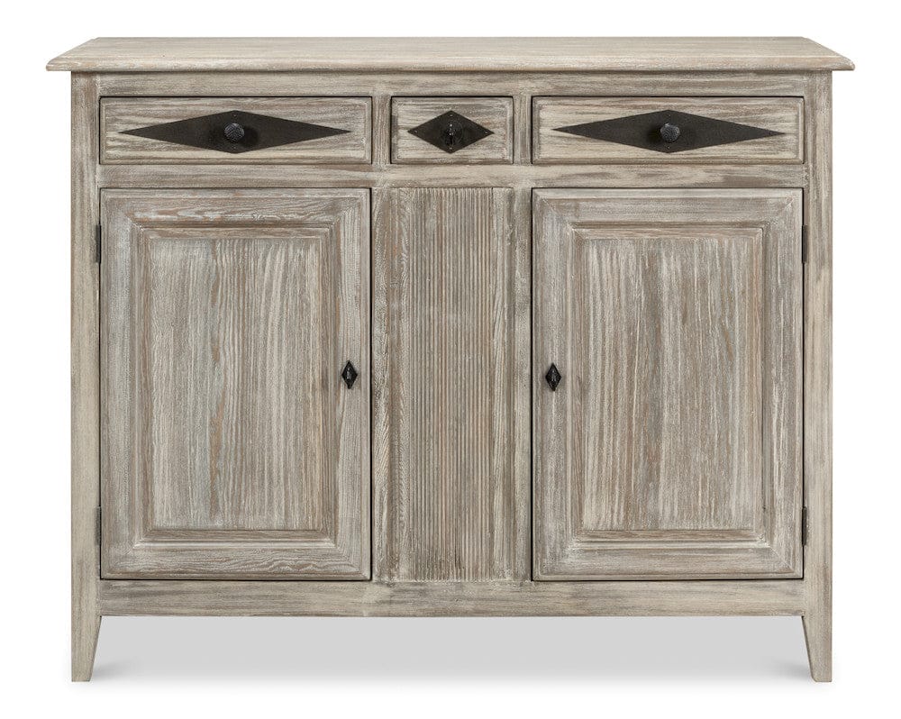 Sarreid Ltd - Shepherd Bungalow Buffet in Grey - 53622-G view 2
