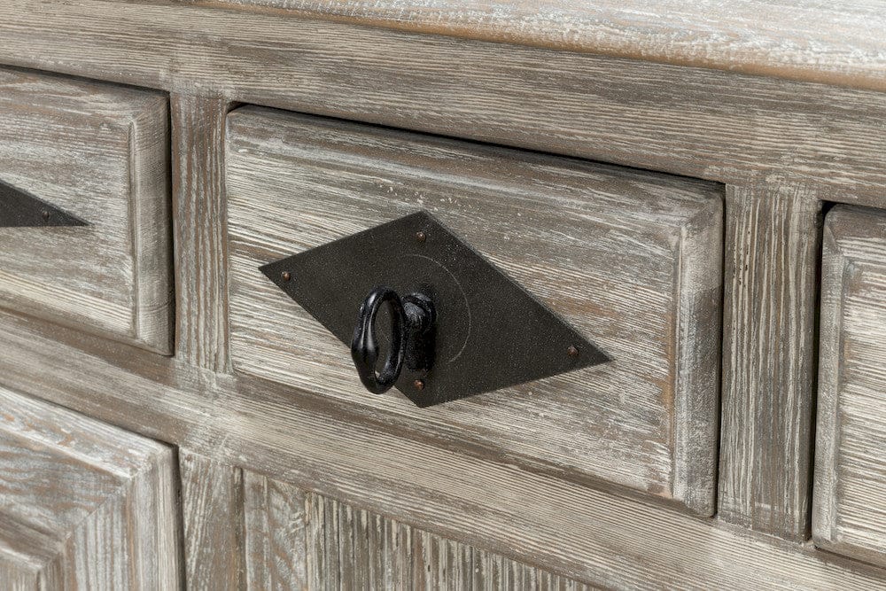 Sarreid Ltd - Shepherd Bungalow Buffet in Grey - 53622-G view 6