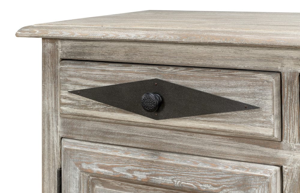 Sarreid Ltd - Shepherd Bungalow Buffet in Grey - 53622-G view 9