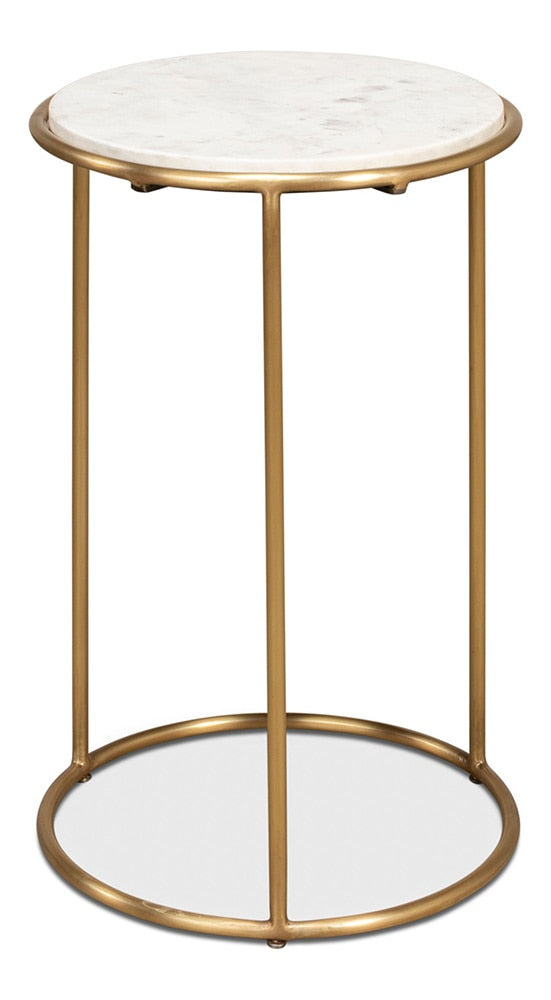Sarreid Ltd - Side Table - Gold - 40677 veiw 1