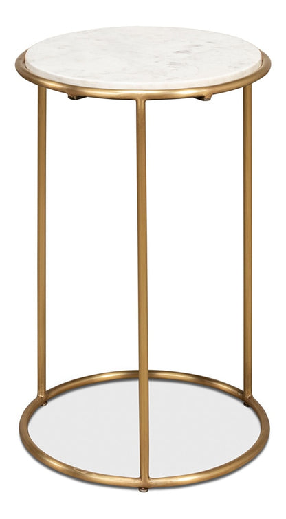 Sarreid Ltd - Side Table - Gold - 40677 veiw 1