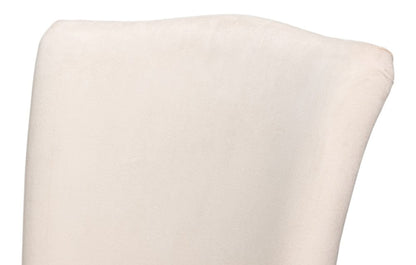 Sarreid Ltd - Sidechair, Grey Oak, Taupe Velvet in Tan - U230-06TV view 9
