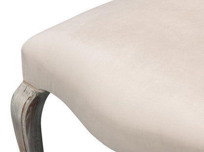 Sarreid Ltd - Sidechair, Grey Oak, Taupe Velvet in Tan - U230-06TV view 10