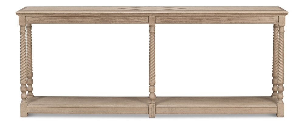 Sarreid Ltd - Sierra Equestrian Console Table,Barn Gry - 53628-I veiw 2