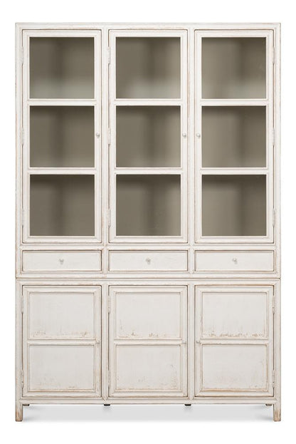 Sarreid Ltd - Simplicity Bookcase - White - 40372 veiw 2