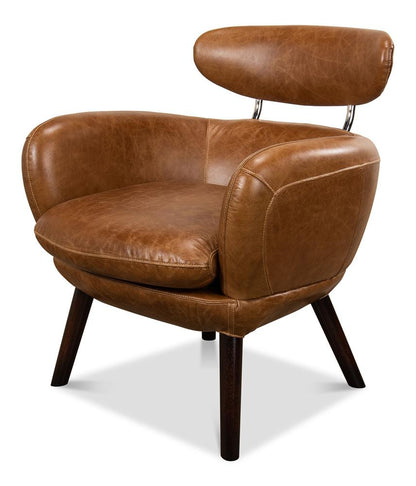 Sarreid Ltd - Sinclair Arm Chair - Brown - 29757 veiw 1