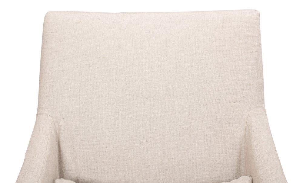 Sarreid Ltd - Skirted Arm Chair in Beige - 30689 view 9
