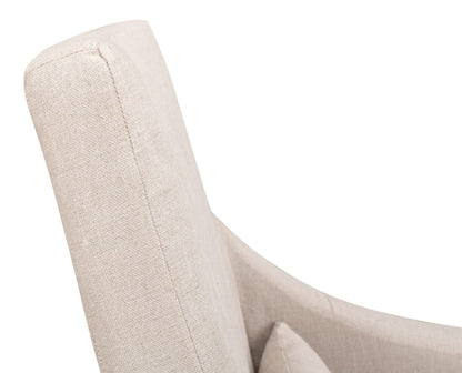 Sarreid Ltd - Skirted Arm Chair in Beige - 30689 view 10