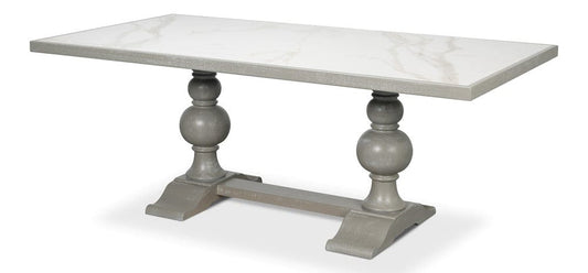 Sarreid Ltd - Small 81" Dining Table, Carmine Legno in Grey - U130-82 view 1