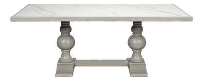 Sarreid Ltd - Small 81" Dining Table, Carmine Legno in Grey - U130-82 view 2