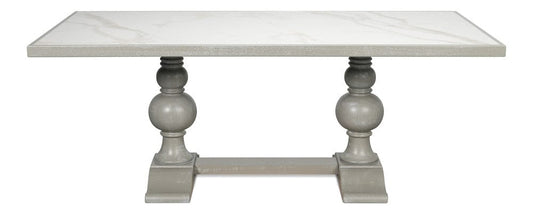 Sarreid Ltd - Small 81" Dining Table, Carmine Legno in Grey - U130-82 view 2
