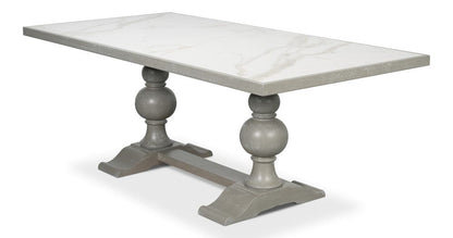 Sarreid Ltd - Small 81" Dining Table, Carmine Legno in Grey - U130-82 view 3