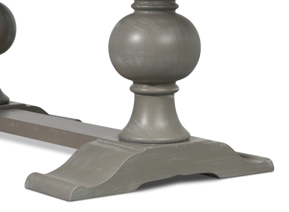 Sarreid Ltd - Small 81" Dining Table, Carmine Legno in Grey - U130-82 view 8