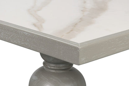 Sarreid Ltd - Small 81" Dining Table, Carmine Legno in Grey - U130-82 view 9