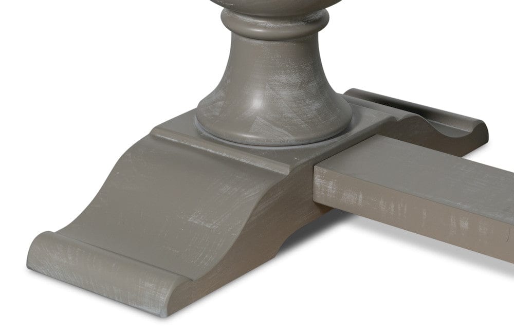 Sarreid Ltd - Small 81" Dining Table, Carmine Legno in Grey - U130-82 view 11