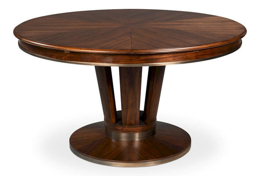 Sarreid Ltd - Soho Jupe Dining Table, Large in Brown - 54233 view 1