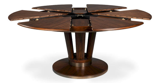 Sarreid Ltd - Soho Jupe Dining Table, Large in Brown - 54233 view 2
