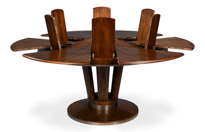 Sarreid Ltd - Soho Jupe Dining Table, Large in Brown - 54233 view 3