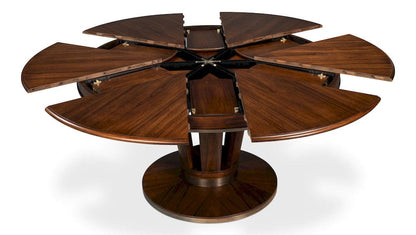 Sarreid Ltd - Soho Jupe Dining Table, Large in Brown - 54233 view 11
