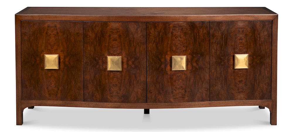 Sarreid Ltd - Southport Credenza in Brown - 54295 view 2
