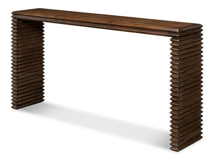 Sarreid Ltd - Stacked Console Table - Brown - 52765 veiw 1