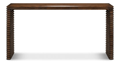 Sarreid Ltd - Stacked Console Table - Brown - 52765 veiw 2