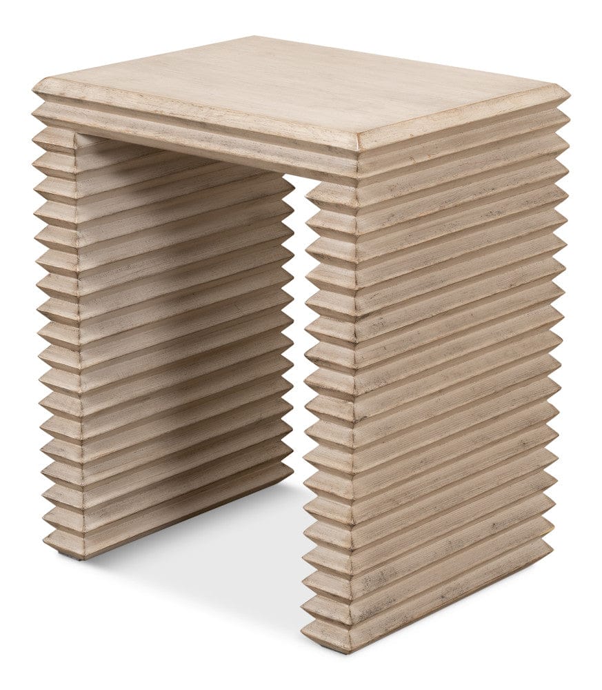 Sarreid Ltd - *Stacked Side Table, Stone Grey in Grey - 53527-1 view 1
