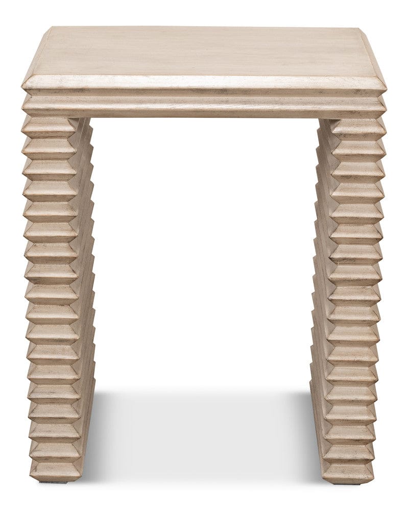 Sarreid Ltd - *Stacked Side Table, Stone Grey in Grey - 53527-1 view 2