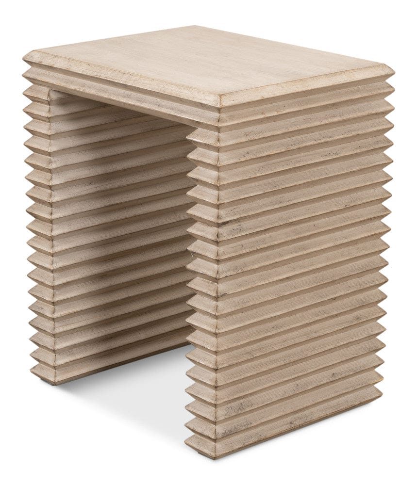 Sarreid Ltd - *Stacked Side Table, Stone Grey in Grey - 53527-1 view 3