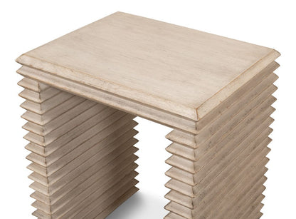 Sarreid Ltd - *Stacked Side Table, Stone Grey in Grey - 53527-1 view 4
