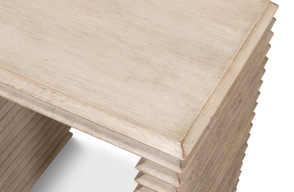 Sarreid Ltd - *Stacked Side Table, Stone Grey in Grey - 53527-1 view 5