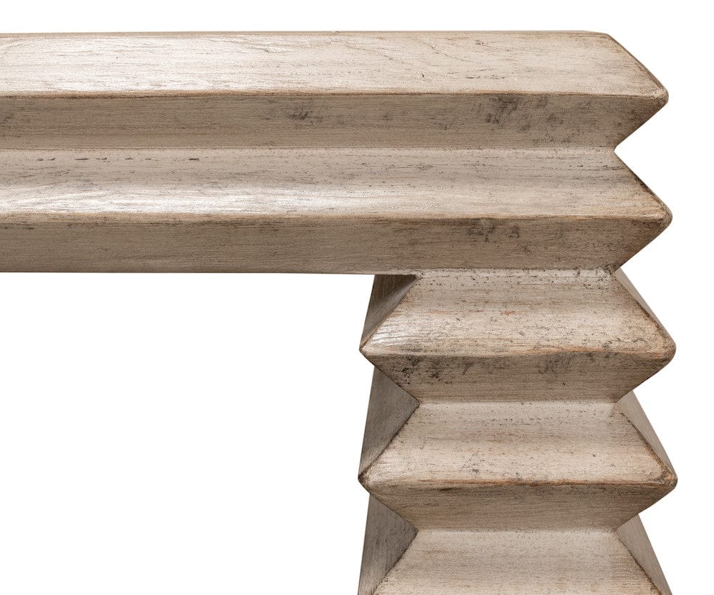 Sarreid Ltd - *Stacked Side Table, Stone Grey in Grey - 53527-1 view 6